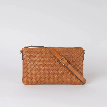 Lexi ­- Cognac Woven Classic Leather