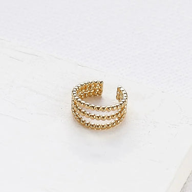 Spring ear cuff - doré