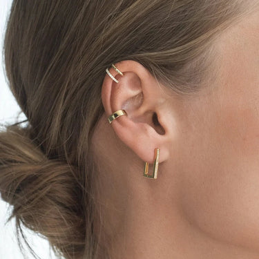 Boucles James doré - noir