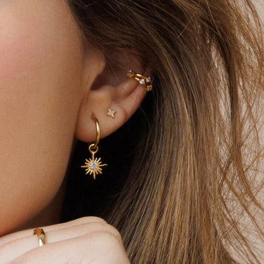 Boucles Harper - cristal