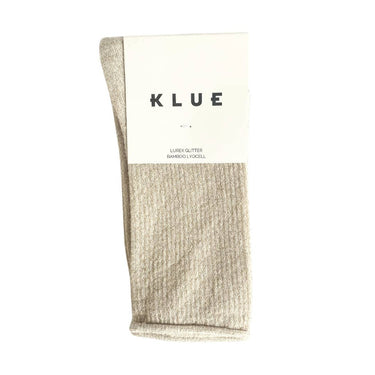 Chaussettes Glitter Lurex en lyocell | Beige