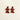 Boucles d'oreilles Jolene - Burgundy
