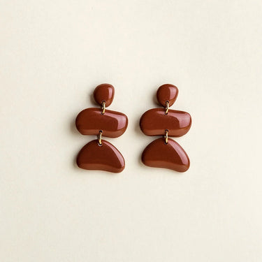 Boucles d'oreilles Jolene - Burgundy