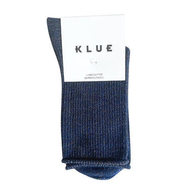 Chaussettes Glitter Lurex en lyocell | Bleu