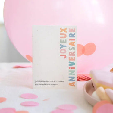 Sachet de graines - Joyeux anniversaire