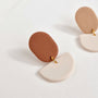 Boucles Girls - muted terracotta et ivory