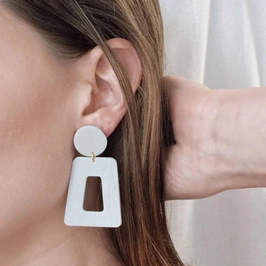 Lia earrings - off white 