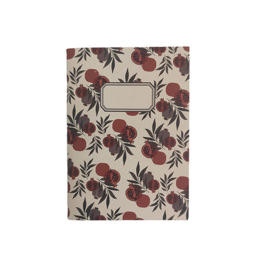 A6 notebook - pomegranate
