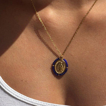 Médaille Santa Maria - Bleu klein