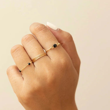 Moon Cycle Ring - Spinel