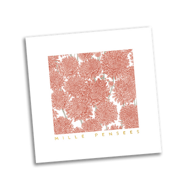 Carte carrée - Mille pensées