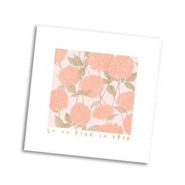 Carte carrée - Ça va être ta fête
