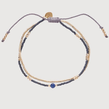 Golden Willing bracelet - lapis lazuli 