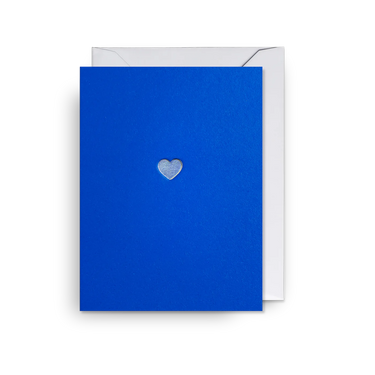 Petite Carte - Heart blue