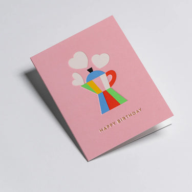 Petite Carte - Espresso Happy Birthday