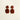 Boucles d'oreilles Nina - Bordeaux