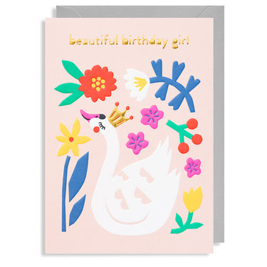Card - Beautiful birthday girl