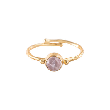 Bague Faithful - Rose quartz