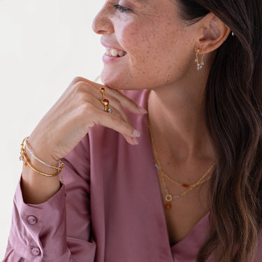 Bague Faithful - Rose quartz