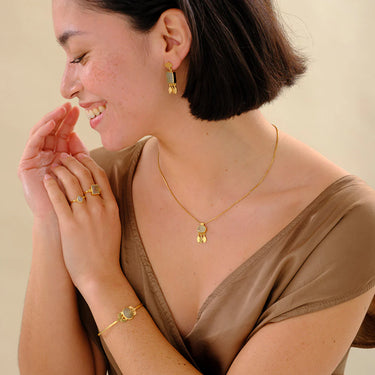 Collier Authentic doré - Préhnite