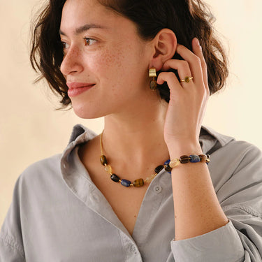 Collier Excessive – Oeil de tigre