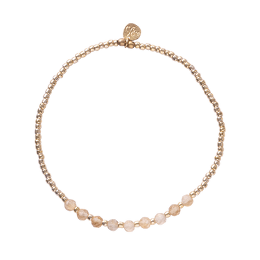 Bracelet Proud doré - Citrine