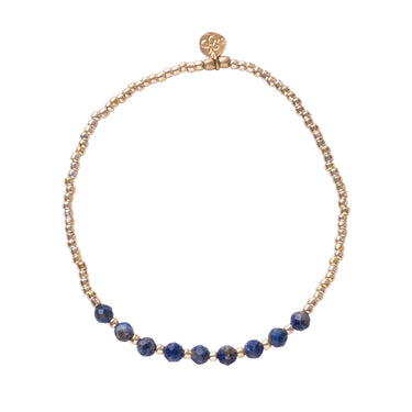 Bracelet Proud doré - Lapis Lazuli