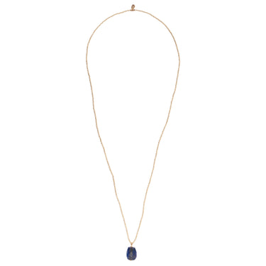 Collier Calm doré - Lapis Lazuli