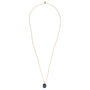 Collier Calm doré - lapis lazuli