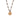 Collier Caring doré - Citrine