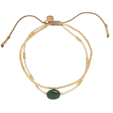 Bracelet Feeling doré - Aventurine