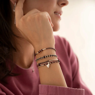 Bracelet Decent - Grenat