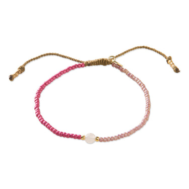 Bracelet Pleasure - Quartz rose