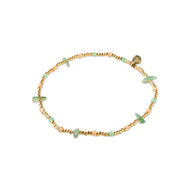 Chaîne de cheville Thoughtful - aventurine