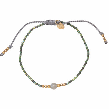 Bracelet Iris doré - Labradorite