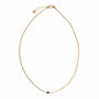 Collier Flora doré - lapis lazuli