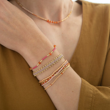 Golden Worship bracelet - carnelian 