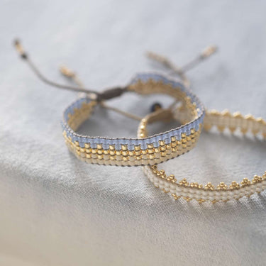 Soul bracelet - gold &amp; lapis lazuli