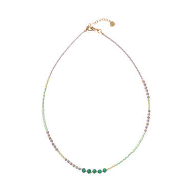 Collier Golden doré - Aventurine