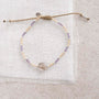 Bracelet Joyful argenté - quartz fumé