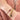 Bracelet Joyful doré - Grenat