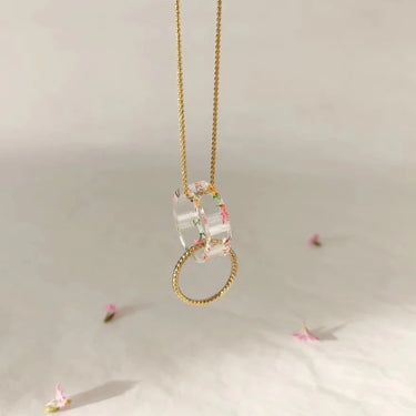 Collier Mi-Long Violette