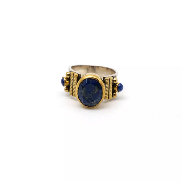Ethnic Ring - lapis lazuli 