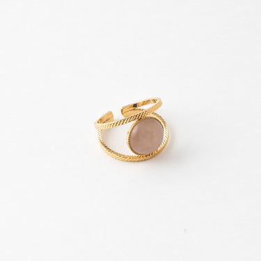 Cupid ring - Rose quartz