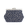 Porte-monnaie à clips - Sakura bleu nuit