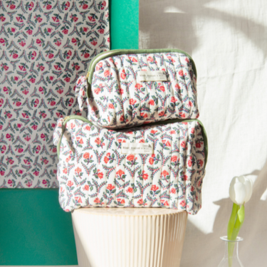 Trousse de toilette - Flora crème