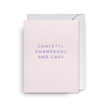 Petite Carte - Confetti, Champagne and Cake