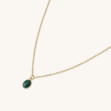 Medium Louise Necklace - Malachite