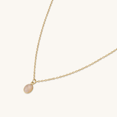 Collier Louise Petit - Quartz rose