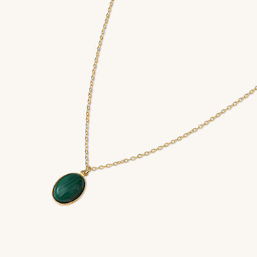 Collier Louise Grand - Malachite